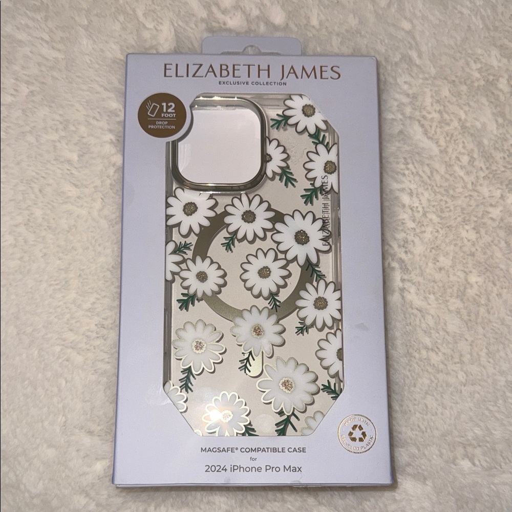 Elizabeth and James Daisy iPhone Pro Max Case - White and Green